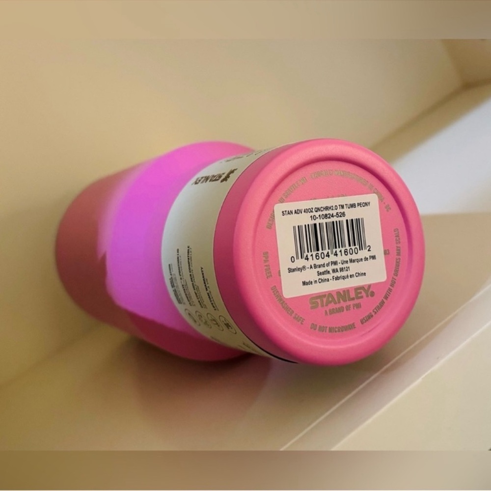 🎉LAST CHANCE🎉Stanley‎ 40oz. Quencher H2.0 FlowState Tumbler Peony - Picture 4 of 8